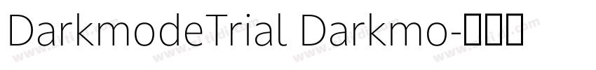 DarkmodeTrial Darkmo字体转换
